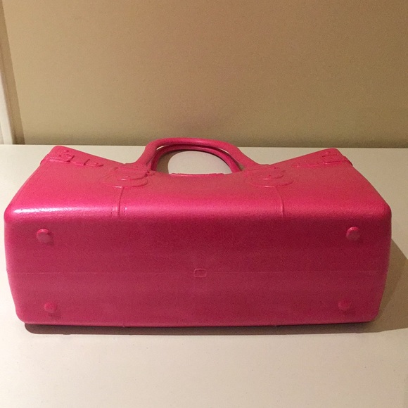Great Bag Co. Model M Pink Rubber Purse Tote Hand Bag Shoulder Bag Desig… - Picture 6 of 16